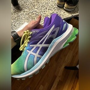 ASICS Women's Gradient Purple, Teal & Green Running Sneakers